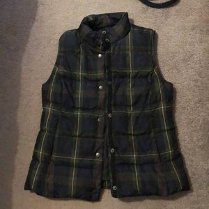 Plaid vest